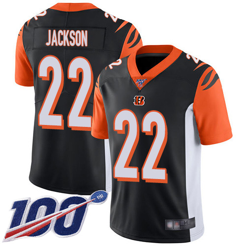 Cincinnati Bengals Limited Black Men William Jackson Home Jersey NFL Footballl #22 100th Season Vapor Untouchable